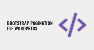 How To Create WordPress Pagination Using Bootstrap